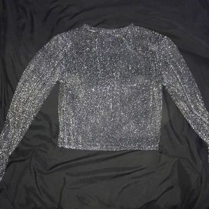 Sparky gray crop top